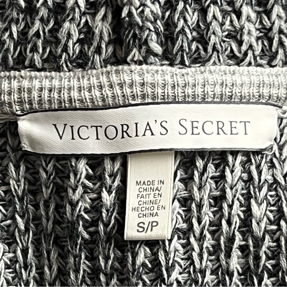 VICTORIA'S SECRET 100% Cotton Tunic Length Hooded Sweater S/P - Picture 7 of 10